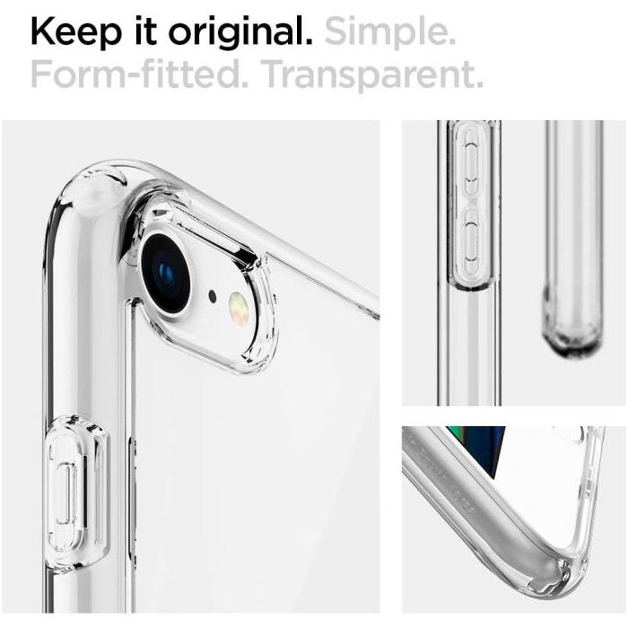 Spigen - Spigen Ultra Hybrid Skal iPhone 7/8/SE (2020/2022) - Crystal Clear
