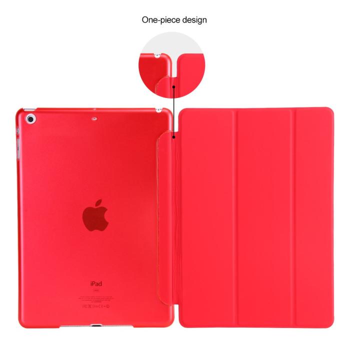 OEM - Tri-fold fodral till iPad 9.7 2017. Röd