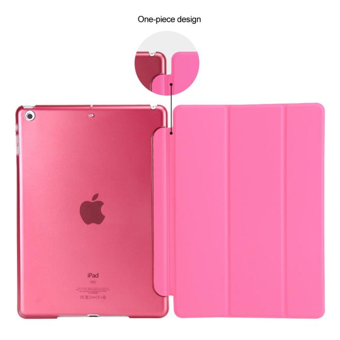 UTGATT1 - Tri-fold fodral till iPad 9.7 2017. Rosa