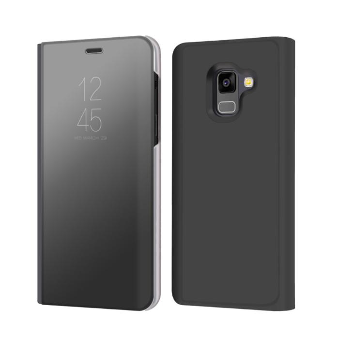 UTGATT1 - Viewfodral för Samsung Samsung Galaxy A8 2018 - Svart