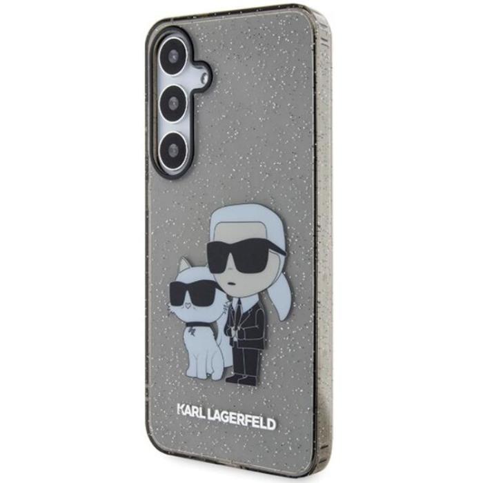 KARL LAGERFELD - Karl Lagerfeld Galaxy S24 Plus Mobilskal Glitter Karl & Choupette