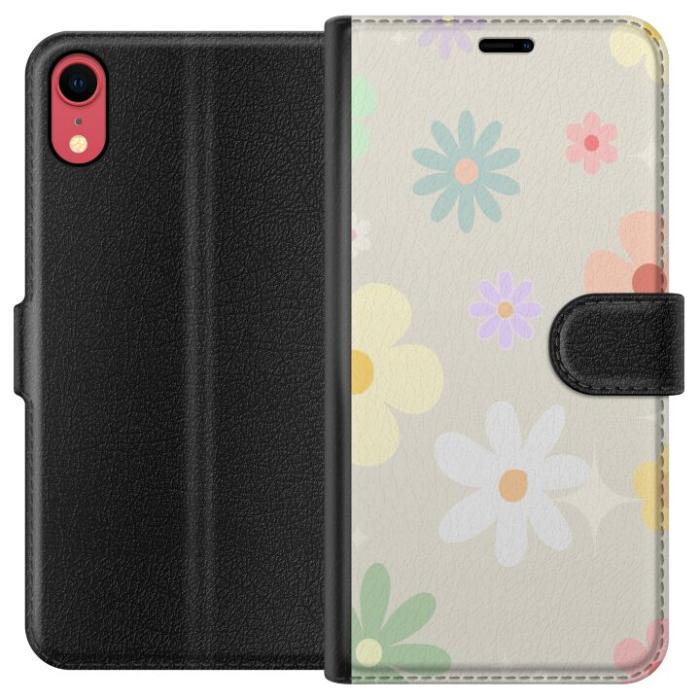 iSecrets - Plånboksfodral till Apple iPhone XR med fejdande blommor