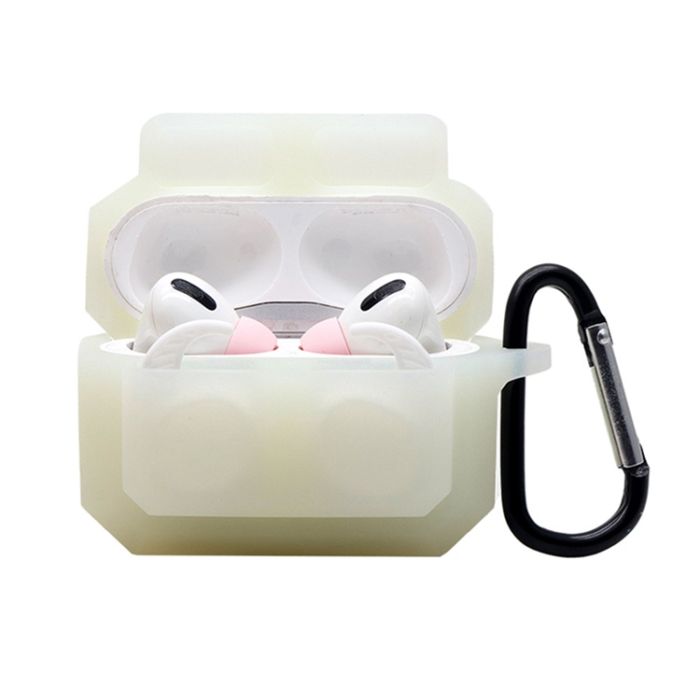 A-One Brand - AirPods Pro Skal Silikon 3-in-1 - Lysande grön