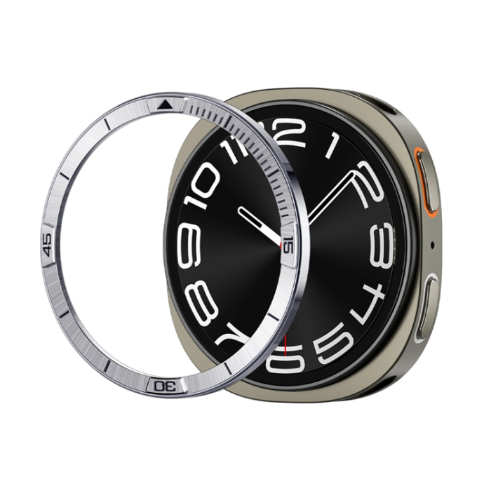 Spigen - Spigen Galaxy Watch 8 (44mm) Skal Bezel Tune Pilot - Silver
