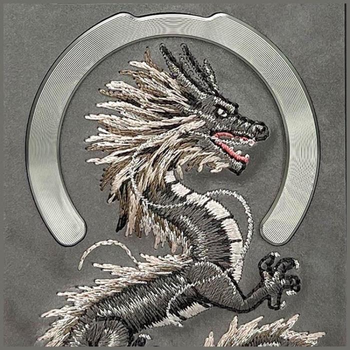 NIMMY - Nimmy iPhone 16 Pro Mobilskal MagSafe Dragon - Grå