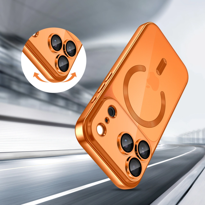 Tech-Protect - Tech-Protect iPhone 17 Pro Mobilskal Magsafe Flex - Cosmic Orange
