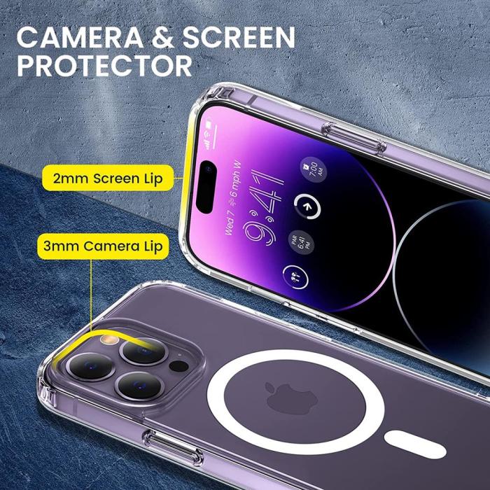 Boom of Sweden - BOOM iPhone 15 Pro Mobilskal Magsafe TPU - Transparent
