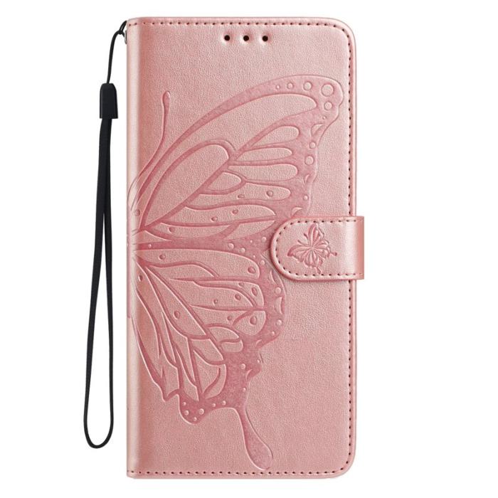 OEM - Samsung Galaxy A37 Plånboksfodral Konstläder Flip Skydd - Roséguld