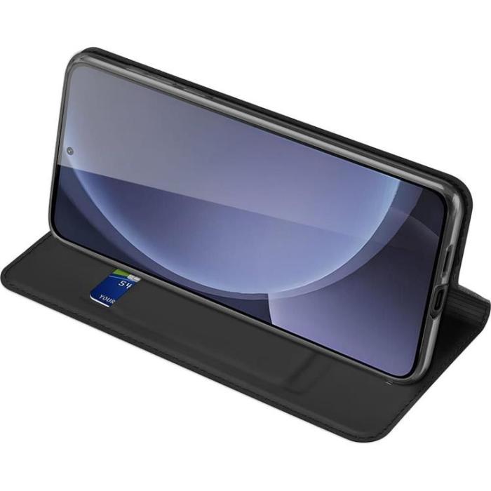 Dux Ducis - Dux Ducis Galaxy S25 Plånboksfodral Skin Pro - Svart
