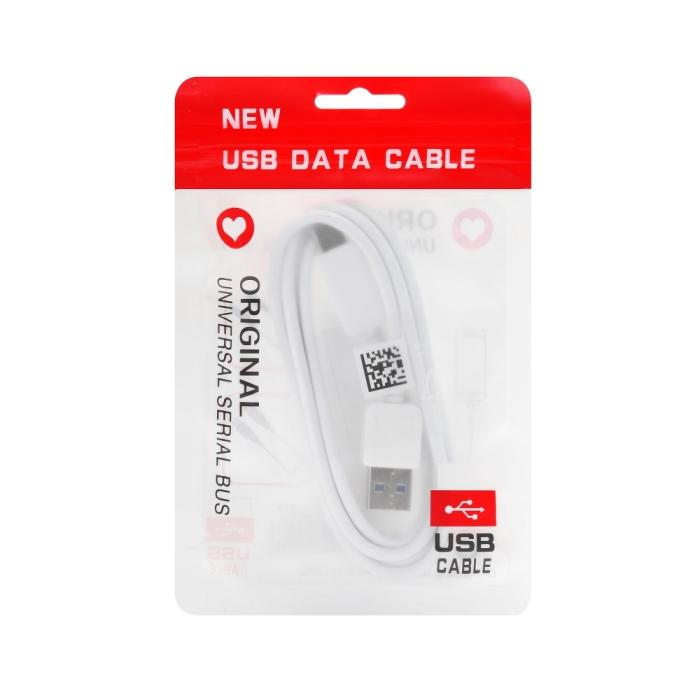 OEM - USB-C till USB-A kabel 3.0 HD2 1m Vit