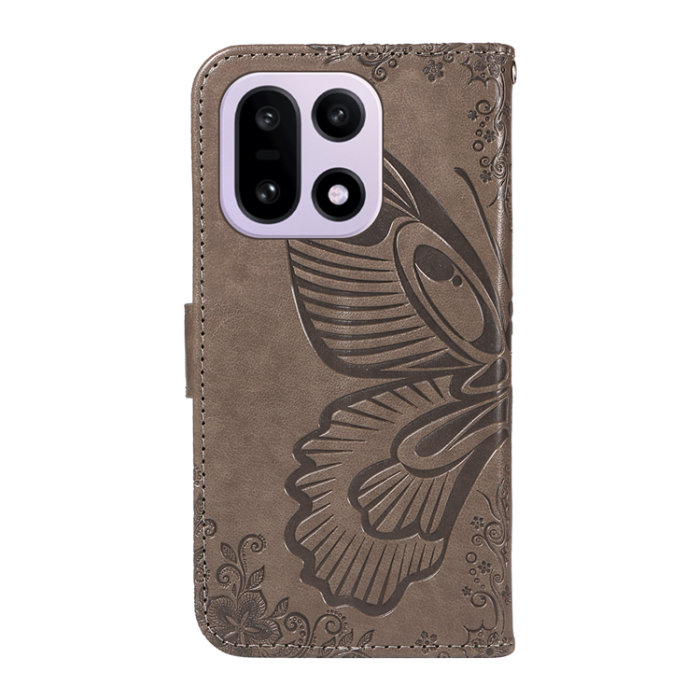 A-One Brand - OnePlus 15 Plånboksfodral Butterfly Pattern Konstläder