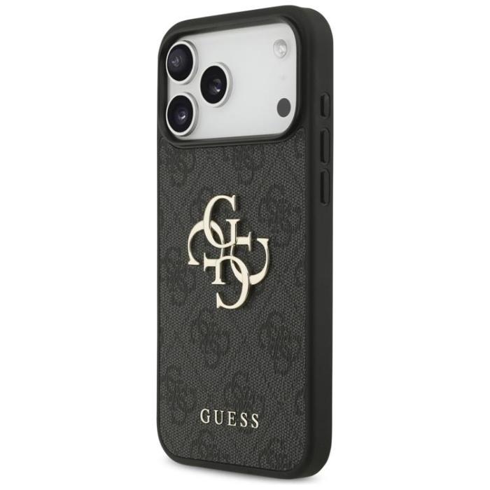 Guess - Guess iPhone 17 Pro Max Mobilskal 4G Strap 4G Classic Logo - Svart