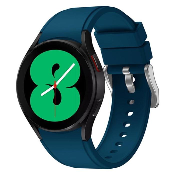 OEM - Galaxy Watch 6 Classic (43mm) Armband Silikon - Mörkblå