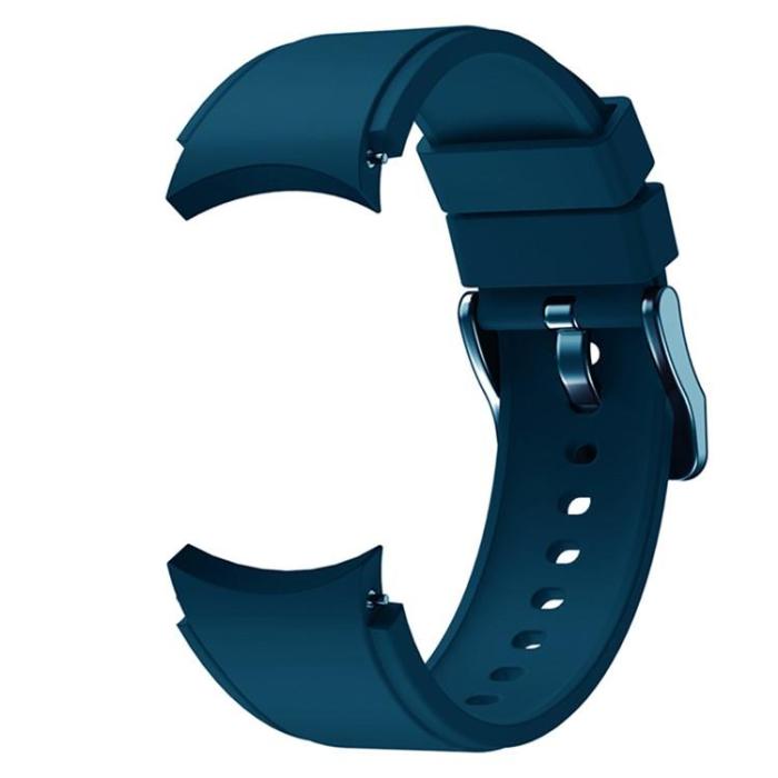 OEM - Galaxy Watch 6 Classic (43mm) Armband Silikon - Mörkblå