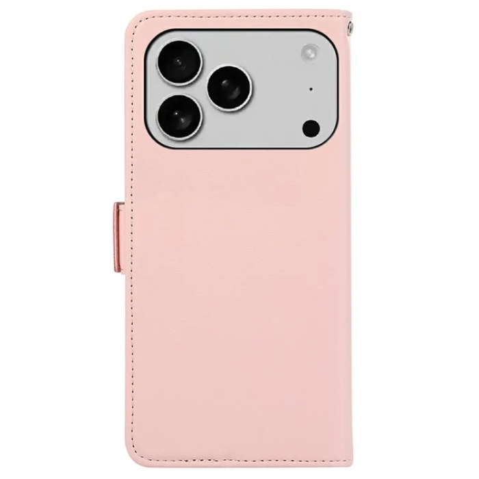 ABEEL - ABEEL iPhone 17 Pro Max Plånboksfodral Läder RFID Skydd