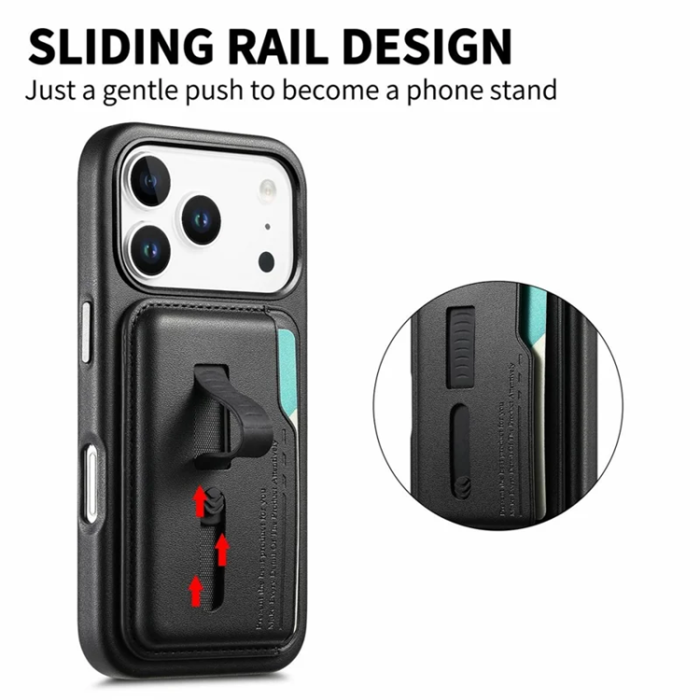 A-One Brand - iPhone 17 Pro Max Mobilskal Magsafe Detachable korthållare