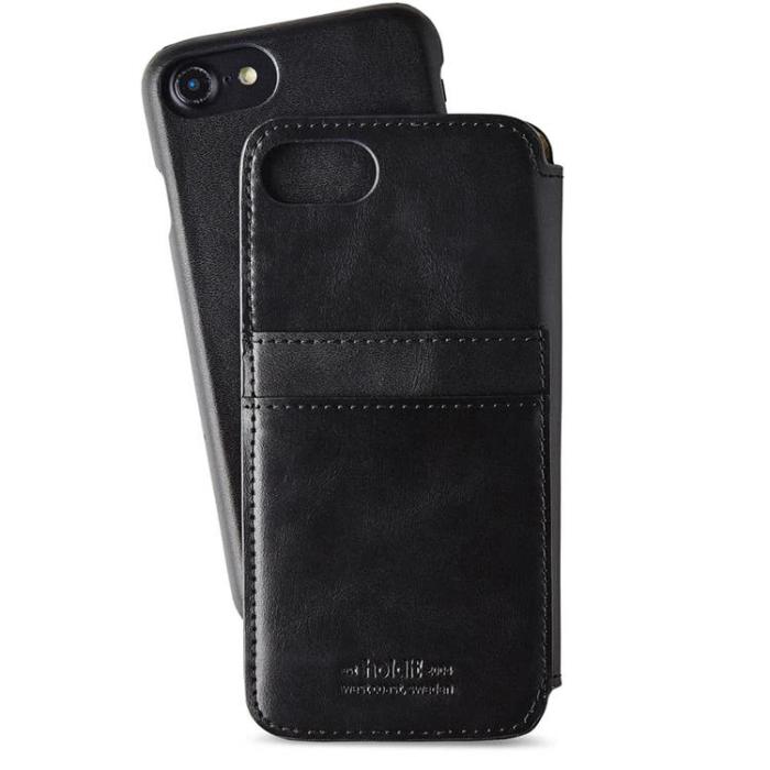 UTGATT1 - Holdit iPhone 7/8/SE Plånboksfodral Magnet - Svart