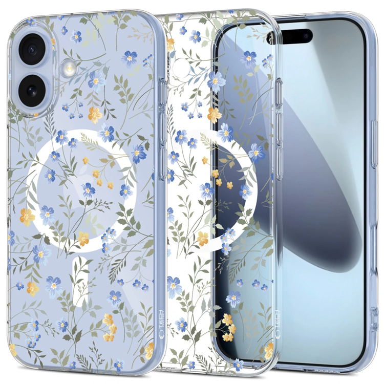Tech-Protect iPhone 17 Mobilskal Magsafe Flexair - Spring Flowers | 2353 | AlltMobil