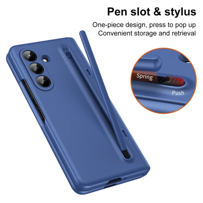 A-One Brand - Galaxy Z Fold 7 Mobilskal Kickstand med Stylus och Härdat Glas