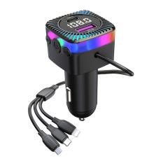 OEM - CS5 Snabbladdare f&ouml;r bil med Bluetooth, 5.3 MP3-spelare, FM-s&auml;ndare