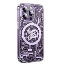 OEM - iPhone 14 Pro Mobilskal Magsafe Mechanical - Lila