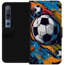 iSecrets - Pl&aring;nboksfodral till Xiaomi Mi 10 Pro 5G med Fotbollar