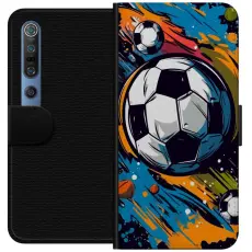 Gustaf - Pl&aring;nboksfodral till Xiaomi Mi 10 Pro 5G med Fotbollar