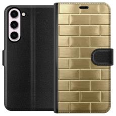 iSecrets - Pl&aring;nboksfodral till Samsung Galaxy S23+ med Gyllene Murstenar
