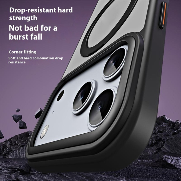 A-One Brand - iPhone 17 Pro Max Mobilskal MagSafe Hidden Magnetisk Kickstand