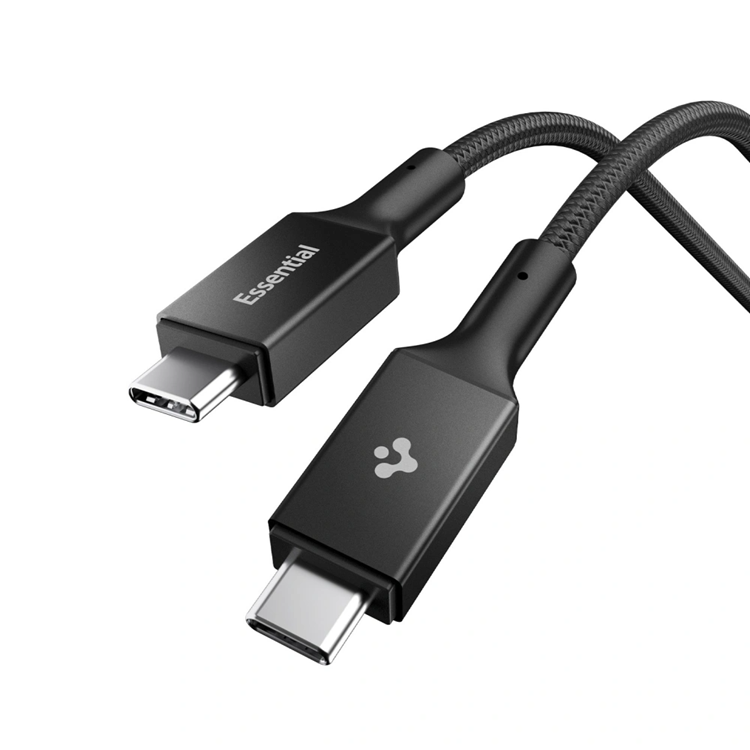 Spigen USB-C till USB-C 240W Kabel 150cm EB24015CC (Svart)