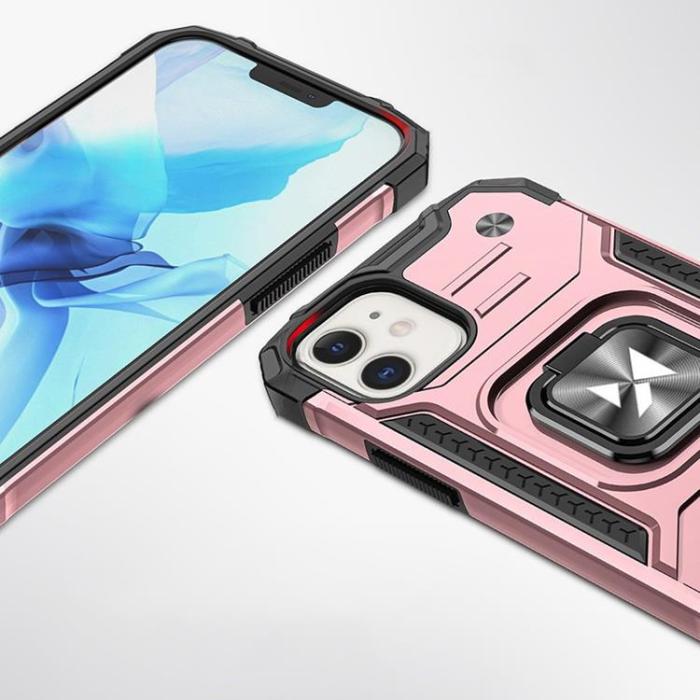 Wozinsky - Wozinsky Ring Armor Skal iPhone 12 Mini - Rosa