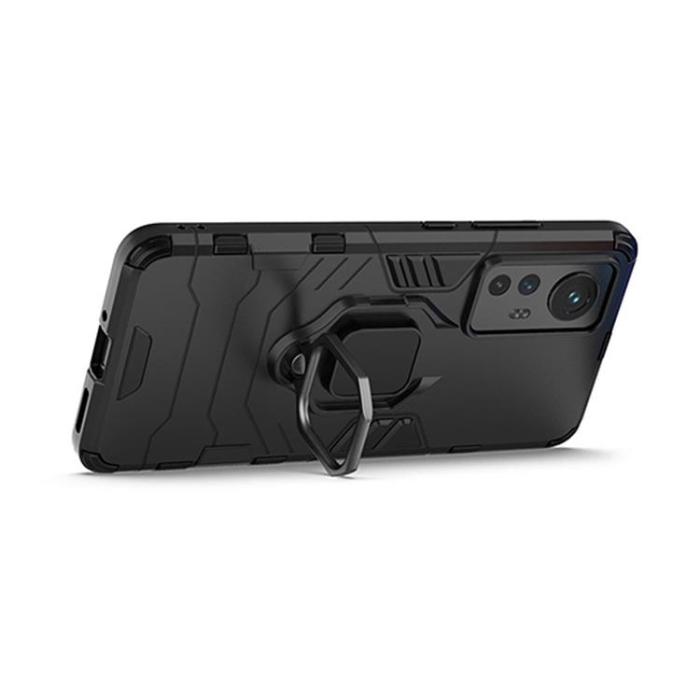 OEM - Ringhållare Kickstand Skal Xiaomi 12/12X - Svart