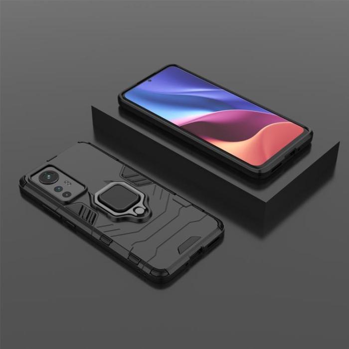 OEM - Ringhållare Kickstand Skal Xiaomi 12/12X - Svart