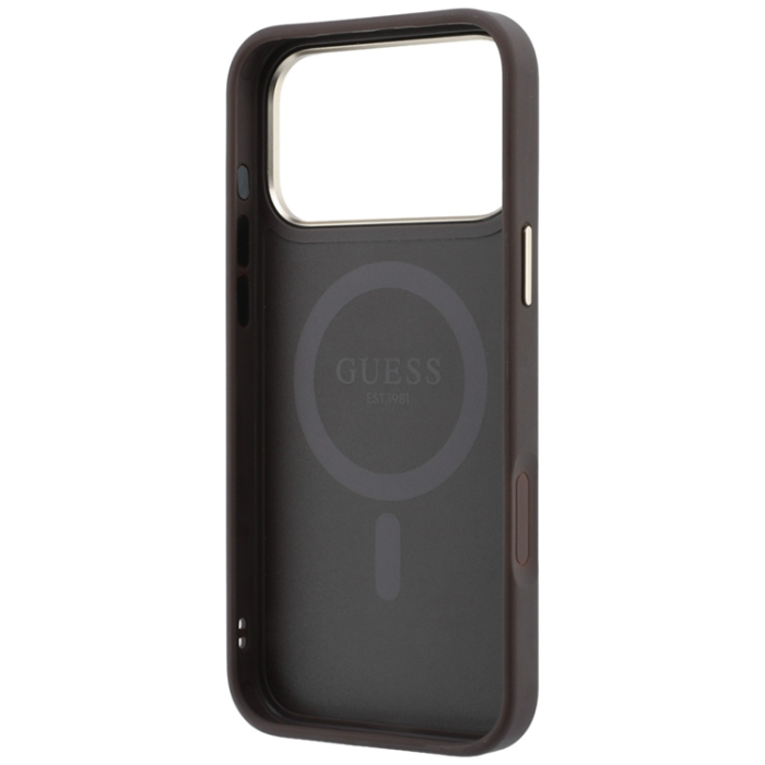 Guess - Guess Mobilskal För iPhone 18 Pro/17 Pro Magsafe Ringhållare 360 4G Classic Logo