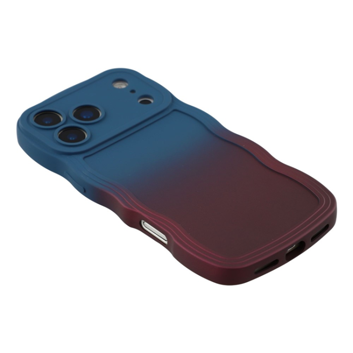 A-One Brand - iPhone 17 Pro Mobiskal Gradient Color TPU - Safir + Mörklila