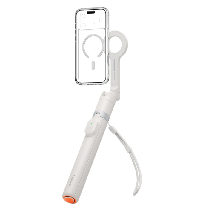 Spigen - Spigen Selfiestick Bluetooth Tripod S582W - Dune Beige