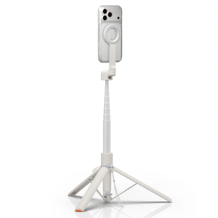 Spigen - Spigen Selfiestick Bluetooth Tripod S582W - Dune Beige