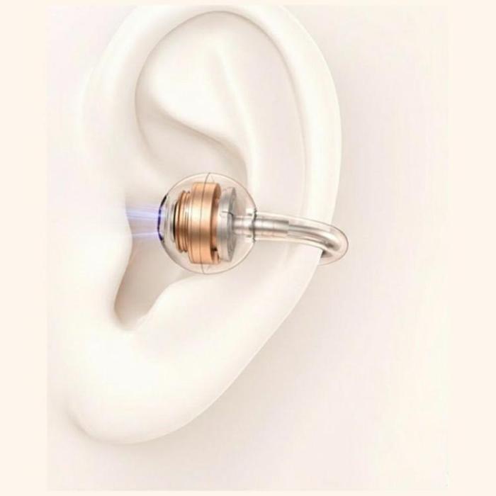 USAMS - USAMS TWS In-Ear Hörlurar Bluetooth 6.0 Echo Clip-on R03 - Orange