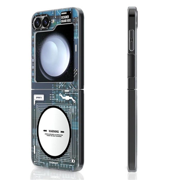 YOUNGKIT - YOUNGKIT Galaxy Z Flip 6/7 FE Mobilskal MagSafe IMD - Grå