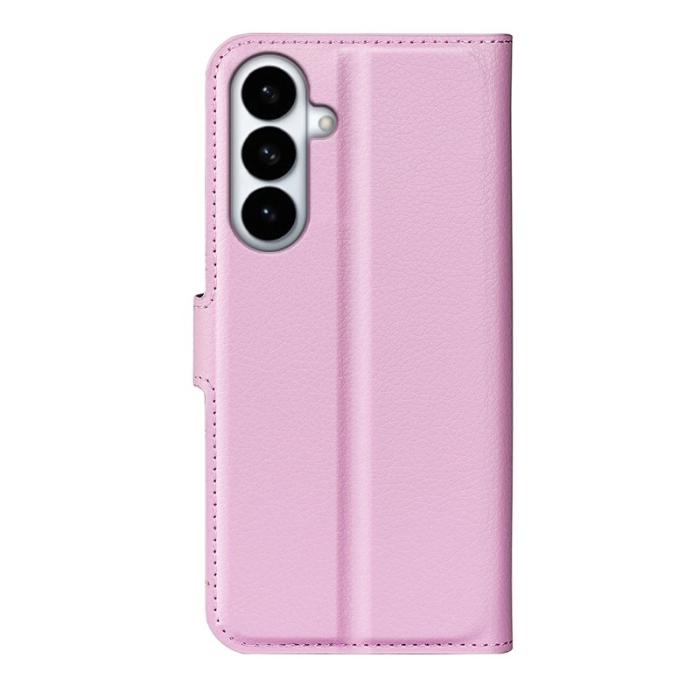 OEM - Plånboksfodral för Samsung Galaxy S26 Plus Stativ Konstläder - Rosa