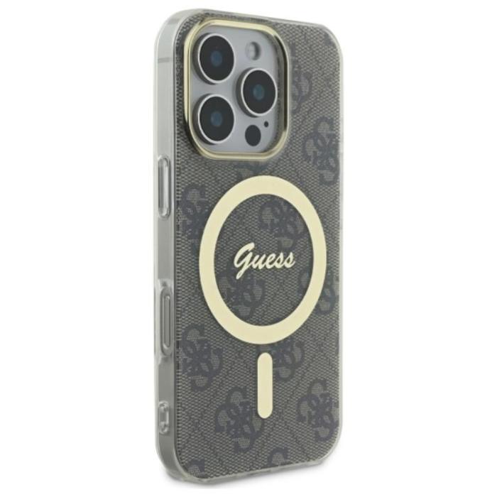 Guess - Guess iPhone 16 Pro Mobilskal MagSafe IML 4G - Brun
