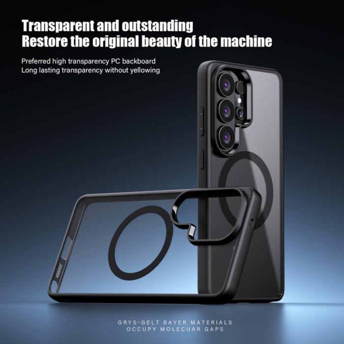 OEM - Mobilskal för Samsung Galaxy S26 Ultra Magnetiskt PC + TPU - Svart