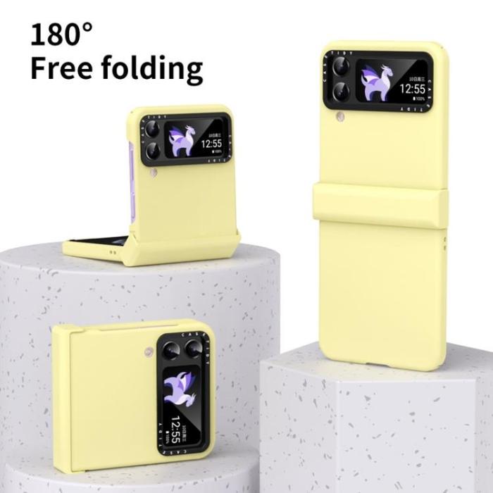 A-One Brand - Galaxy Z Flip 4 Skal Lens Hinge Folding - Gul