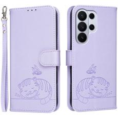 OEM - Pl&aring;nboksfodral f&ouml;r Samsung Galaxy S26 Ultra RFID Blocking - Ljuslila