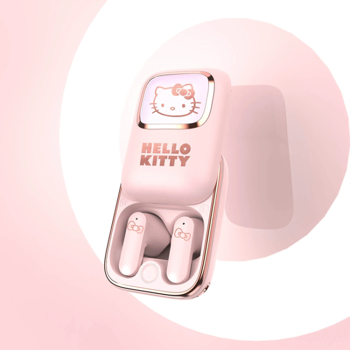 Hello Kitty - Hello Kitty TWS In-Ear Hörlurar Slide - Rosa