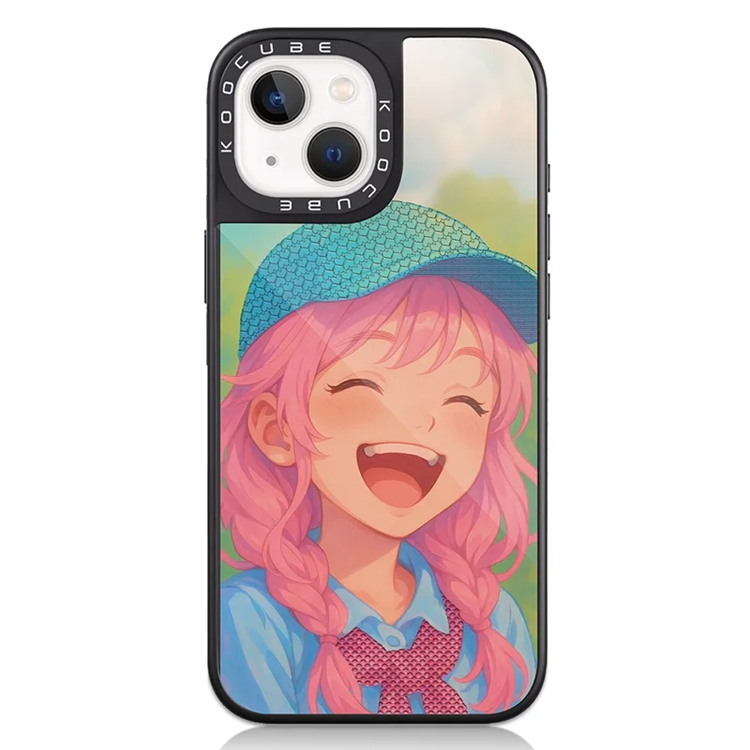 iPhone 15 Mobilskal MagSafe Aluminium Silikon (Style F) | 2353 | AlltMobil