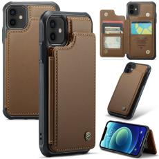 Caseme - CASEME C22 Fodral f&ouml;r iPhone 12 / 12 Pro i Konstl&auml;der - Brun