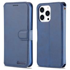 AZNS - AZNS iPhone 13 Pro Pl&aring;nboksfodral Konstl&auml;der - Bl&aring;