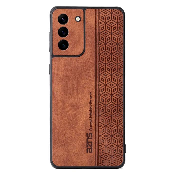 AZNS - AZNS Samsung Galaxy S21 Fodral KonstLäder - Brun
