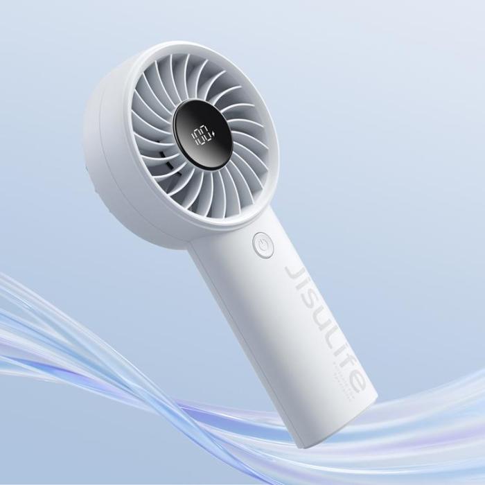 Jisulife - Jisulife Bärbar USB Handfläkt 3600 mAh Fan Life4 - Grå